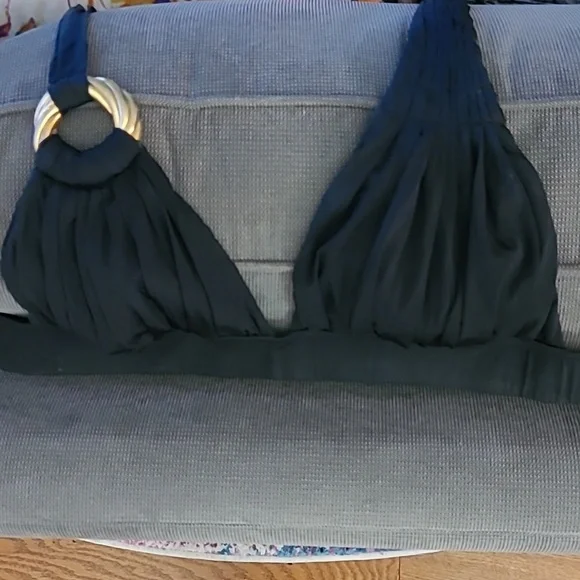 Aguaclara Designer Black Bikini 2 pc Made in Peru Size Medium - Picture 2 of 10